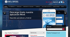 Desktop Screenshot of olartetransport.com